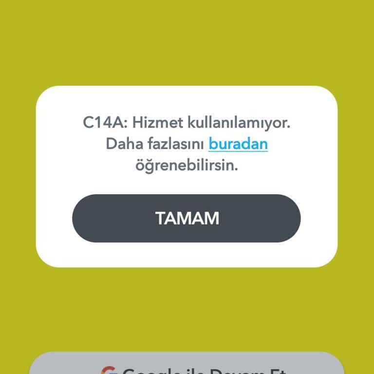 Snapchat Hesap Açamıyorum. Hizmet Kullanılamıyor
