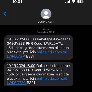 Turlasana Tur Programı Mağduriyet