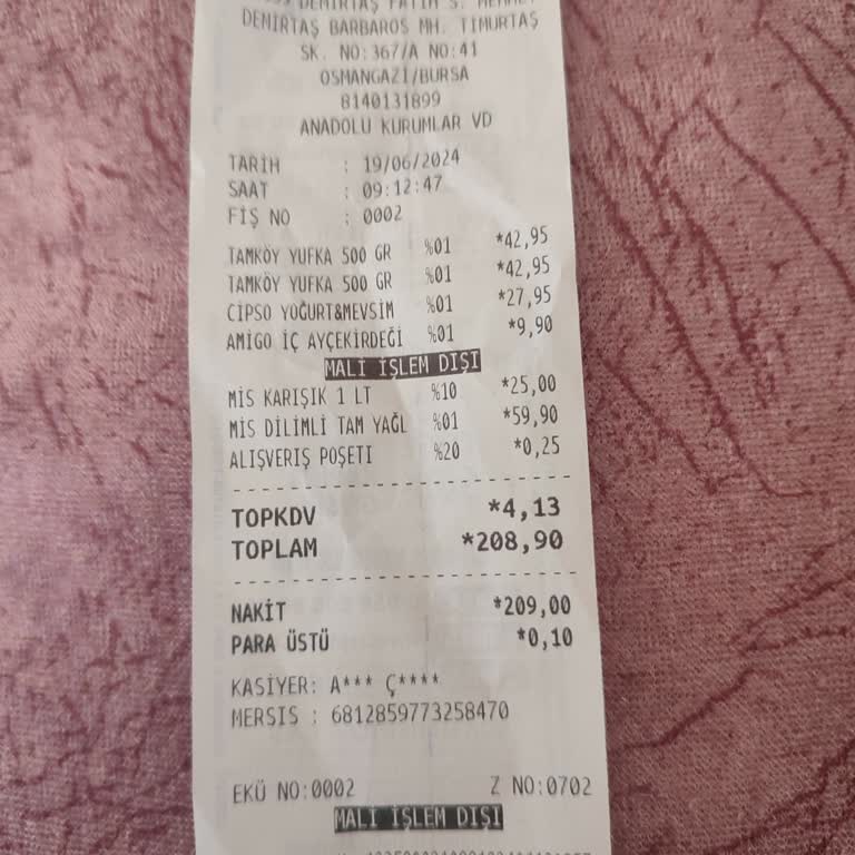 Şok Market Küflenmiş Yufkayı İade Almadı.