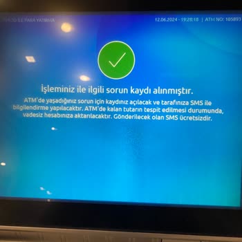 Yapı Kredi ATM Parama El Konuldu