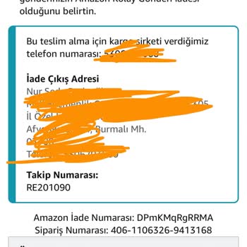 Amazon Kargodan Gelmeyen Ürün