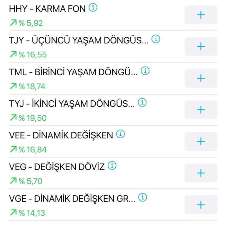 Türkiye Sigorta Befas Fonlarını Göremiyorum