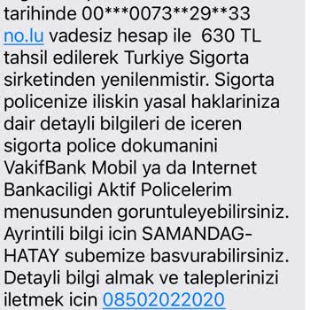 VakıfBank Vadesiz Hesaptan İzinsiz Sigorta Kesintisi Şikayeti