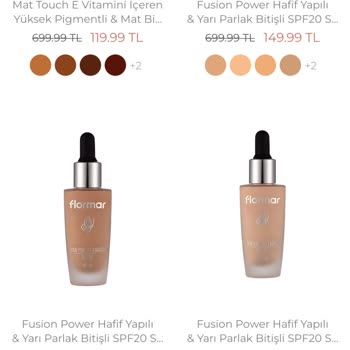 Flormar Ekranda Farklı Sepette Farklı Fiyat