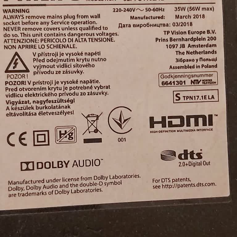 Philips TV Ateş Saçarak Patladı