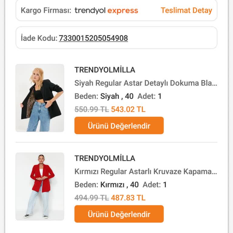 Trendyolmilla Ve Trendyol Express'in Yaptığı Haksızlık