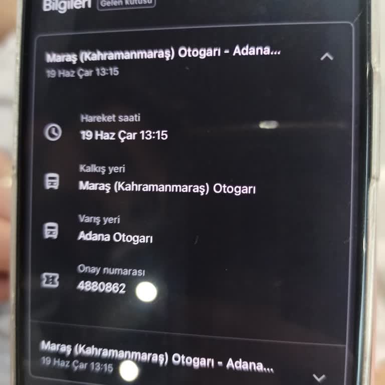 Obilet, Mersin Nur Turizm. Bilet Değişikliği Olmuş Haber Vermediler