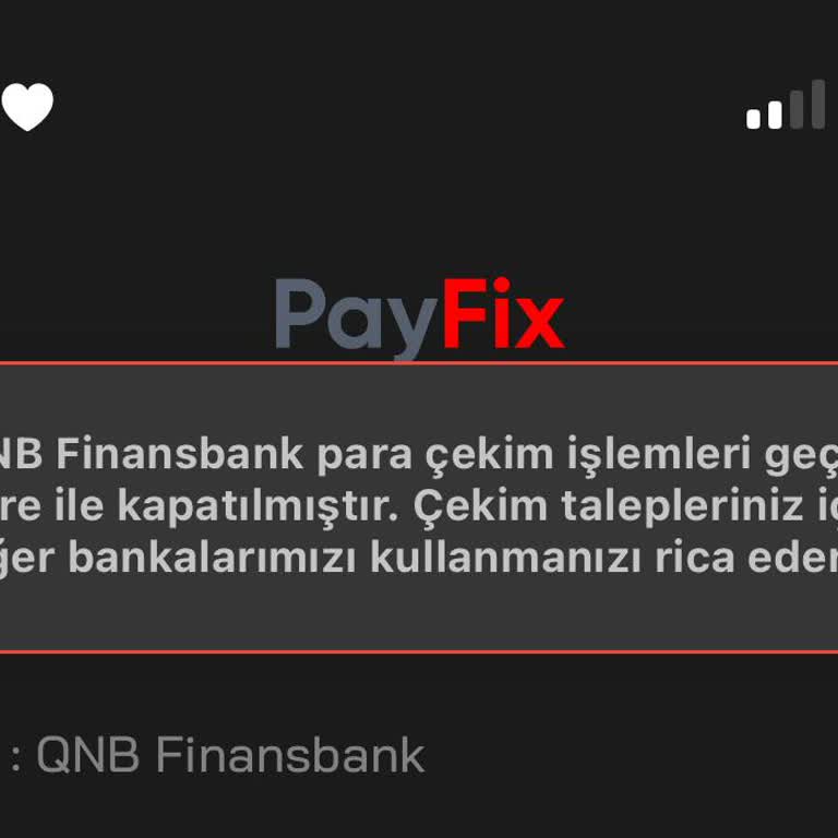 Payfix Muhatap Yok Para Vermiyor