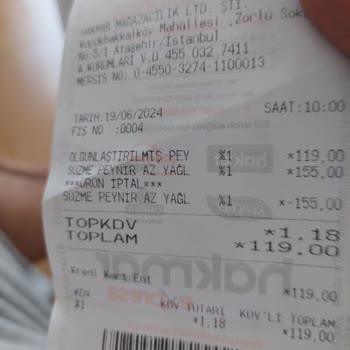 Hakmar Gıda Haksız Yere Yazılan Ürün Fiyatlandırması