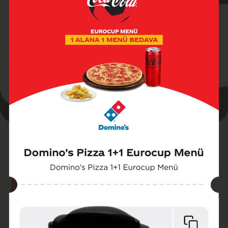 Domino's Pizza Daha Daha Geçersiz Yemek Kodu
