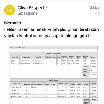 Oliva Ekspertiz Eksper Şikayeti Oliva Eksper
