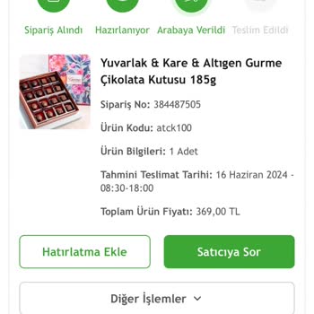 ÇiçekSepeti Çiçek Sepetinden Aldığım Ürünün Teslim Edilmemesi