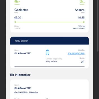 Ajet Ekstra Hizmetler Rezil