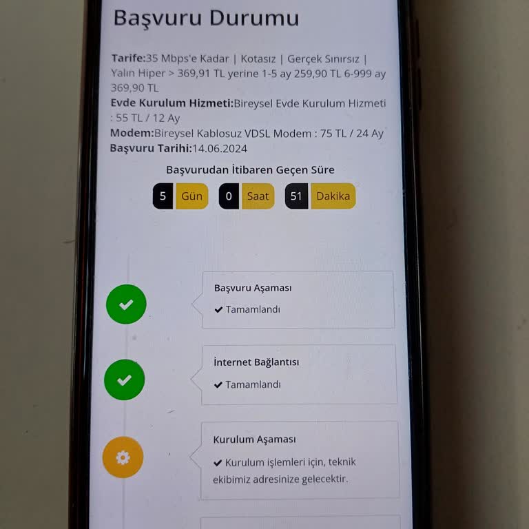 Millenicom Başvuru Kurulum Aşamasında.