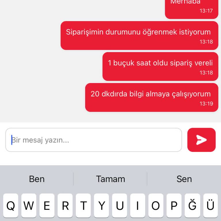 Tıkla Gelsin Sipariş İptali Ve Müşteri Hizmetleri Sorunu