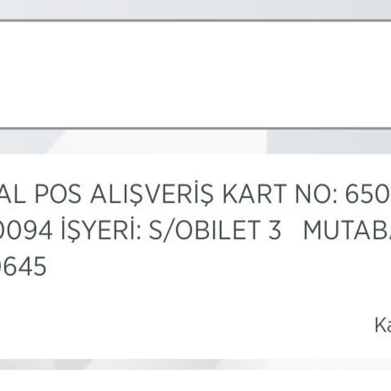 Obilet Param Çekildi Fakat Bilet Oluşturulmadı