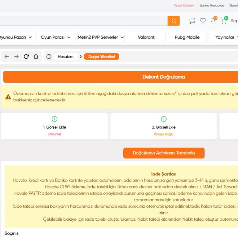 Kabasakalonline Para Yatırdık 5dakikalık İşi 5gün Oldu Halledemedik.