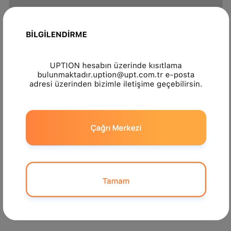 Uption Hesabımın Haksız Kısıtlanması Ve 30 Günlük Blokaj Süresi