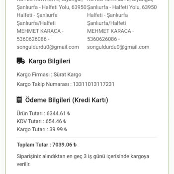 Modamizbir 7 Bin Tl Lik Siparişim Kayboldu Ve Teslim Edilmedi
