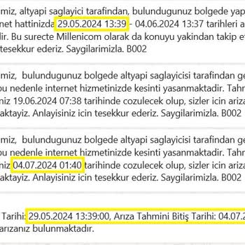 Millenicom Bitmeyen Arıza Kayıtlarına Çözüm!