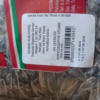 Yedikır Kuruyemiş Hijyen Sorunu: Kuruyemiş Paketinden Çıkan Şok Edici Salyangoz