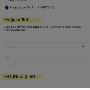 Gratis Malatya Mağazadan Teslim Al Yapamıyorum