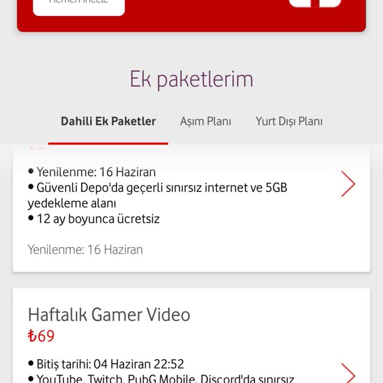 Vodafone Aşım Mesajı Spamı
