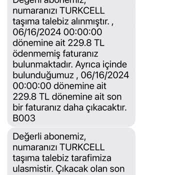 Vodafone Hat Taşıma Haksız Cayma Bedeli.