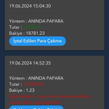 Betgaranti Sitesi 18780 TL Paramı Çeşitli Bahanelerle Yatırmıyor