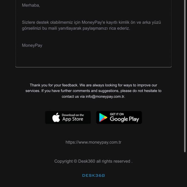 MoneyPay Hesabımın Haksız Kapatılması