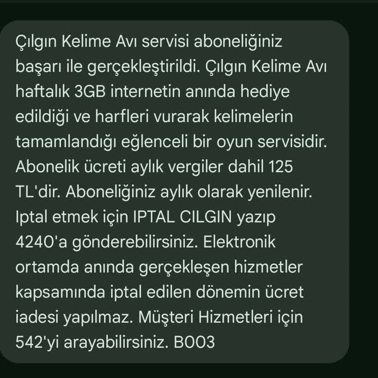 Vodafone Çılgın Kelime Avı