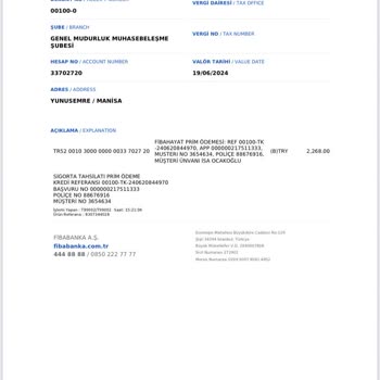 Fibabanka Hayat Sigortası İadesi