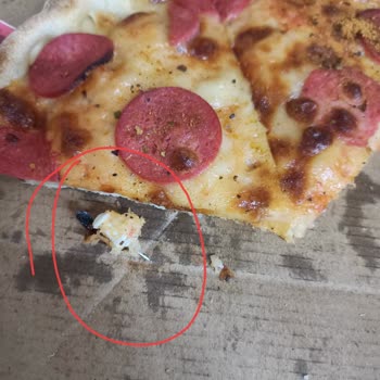 Trendyol Pizzanın İçinden Çivi Çıktı