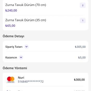 GetirYemek Getir Yemekten Siparişler Verdiğimiz Para Değeri Karşılamıyor