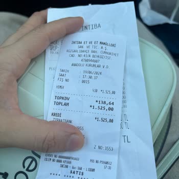 İntiba Döner Kuzu Eti Kokuyor Şikayet