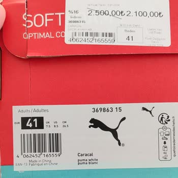 Ankara Nata Vega AVM'de Puma Mağazası Sahte Ürün Satıyor