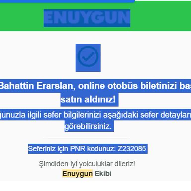 Enuygun.com Bilet İptali Sürecinde Yaşanan Sorunlar Ve Çözüm Eksikliği