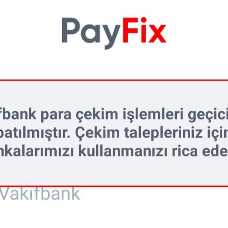 Payfix Para Yatırmıyor Oyalıyor