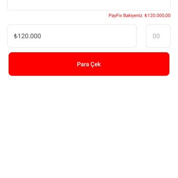 Payfix Hesabımdan Paramı Çekemiyorum