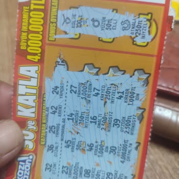 10 TL'ye Kazı Kazan Kaldımı