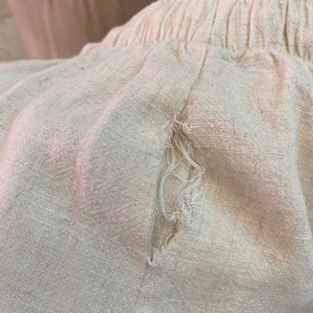 Stradivarius Yırtılan Keten Pantolon