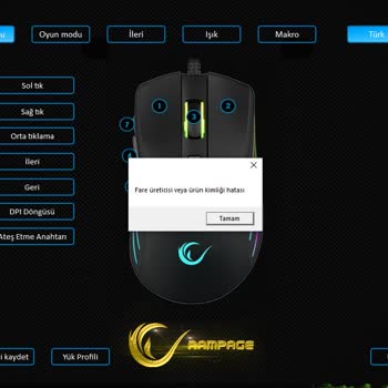 Rampage Fare Üreticisi Veya Ürün Kimliği Hatası