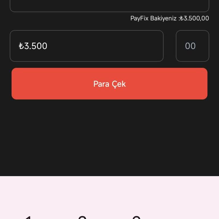 Payfix Hesabımdan Para Çekemiyorum