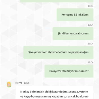 Showbet Bahis Sitesinde Kayıp Bonus Problemi
