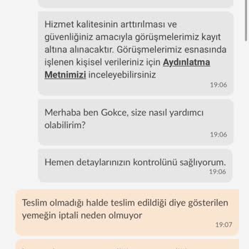 Trendyol Yemek Hizmeti Sorunu Ve Teslimat Problemi