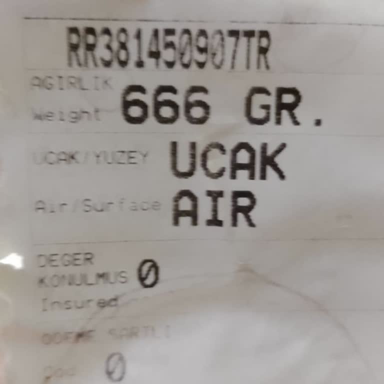 PTT Kargo Yurt Dışı Gönderisi