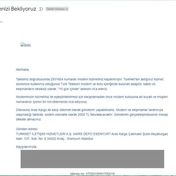 TurkNet Fesihten Sonraki Süreçte "usulsüz Haksız" Talepleri