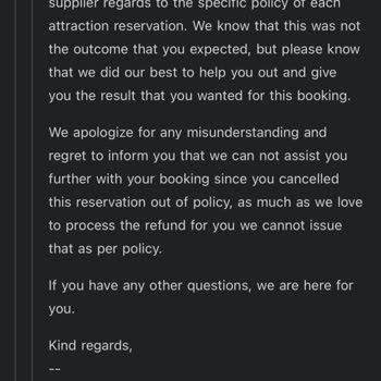 Booking.com Activities Are Not Reliable