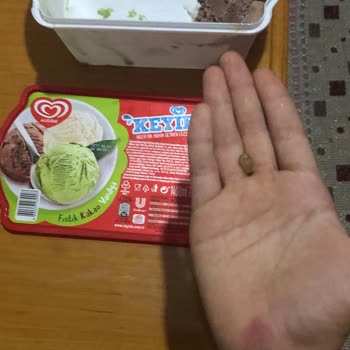 Algida'nın İçerisinden Plastik Çıktı!