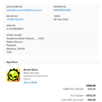 Apple Store Bilgim Dışında Bir Çok Satın Alma İşlemi Yapmış